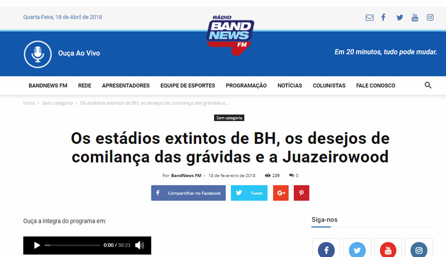 Divulgação Band News FM
